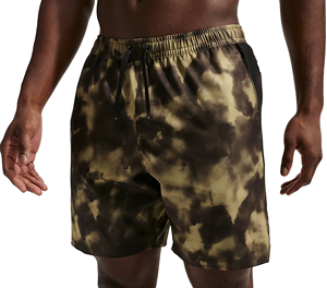 Breathable Eco-Friendly Hot Surf <b>Swim</b> Shorts with Flowers Colored Wash Lightweight Summer Beach Apparel in Polyester/Spandex - Product Image 5