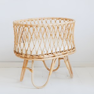 Berceaux de chevet en rotin pour bébés, berceaux naturels, lits pour enfants - Product Image 4