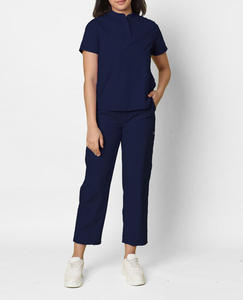 2026 Top Selling Hospital Uniforms Medical Breathable Scrubs <b>Nurse</b> Short Sleeve New Color Unisex Summer Polyester Spandex - Product Image 1