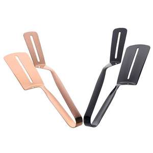 Pince à barbecue en acier inoxydable, pince de cuisine pour griller et servir, outil pour steak BBQ avec un design élégant - Product Image 1