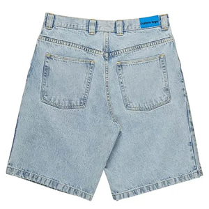 New Big Size Long Length <b>Men's</b> Shorts Loose <b>Stretch</b> Jean Male Custom made Summer Light Large Plus Fat Denim Shorts For Unisex - Product Image 6