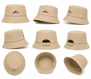 Sombrero de Pescador Unisex con Logotipo Bordado Personalizado, de Algodón Premium Transpirable, con Ala Ancha, Protección Solar, para Verano, Playa y Viajes - Product Image 6