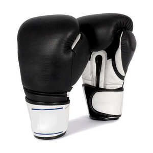 Gants de combat en PU, gants de boxe en cuir artificiel de qualité supérieure, sangle de poignet réglable pour la fermeture, rembourrage absorbant les chocs - Product Image 2