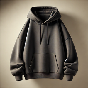 Sweat-shirt à capuche en coton régulier pour homme, personnalisé, décontracté, en molleton - Product Image 3