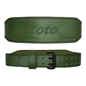 Ceinture de musculation en cuir à double boucle pour hommes et femmes, 4 pouces, robuste, écologique, pour la musculation - Product Image 1