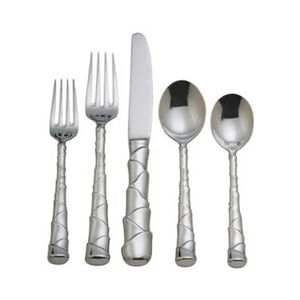 Ensemble de couverts modernes en métal, cuillère, fourchette, couteau en acier inoxydable de qualité alimentaire, lavable au lave-vaisselle, léger, pour la cuisine et la salle à manger - Product Image 3