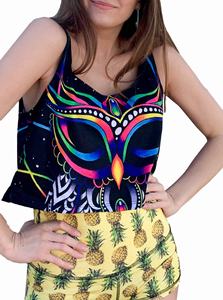 Top corto con estampado personalizado para mujer, 2021 - Product Image 4