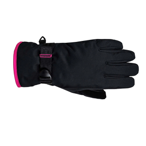 Guantes de Esquí Negros de Poliéster, Impermeables, Térmicos, con Cierre de Cordón, Unisex, para Invierno y Montañismo - Product Image 4