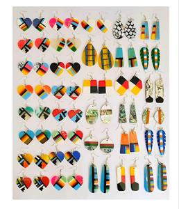 Pendientes de Resina Hechos a Mano, Ligeros, Modernos, Joyería de Moda, Accesorio Moderno, Proveedor Mayorista, Exportación - Product Image 2