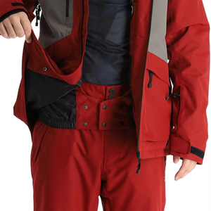 Extreme Cold Protection Breathable Waterproof Windproof Hooded Zipper Winter <b>Ski</b> Suit for Alpine Skiing Snowboarding Winter - Product Image 6