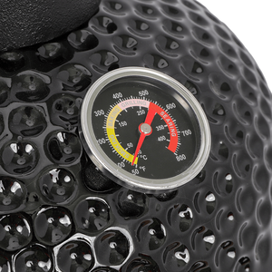 53747749 Forno in Ceramica e Carbonio da 13 Pollici Due-in-Uno, Forno in Ferro e Carbonio a Tre Strati, Cilindro Ellittico, Griglia in Ceramica da 13 Pollici per Campeggio - Product Image 5