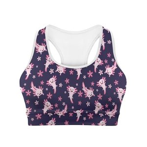 Sujetador deportivo de último diseño, recién llegado, para mujer, con sublimación, de alto impacto, espalda cruzada, top deportivo elegante para mujer, con sublimación. - Product Image 3