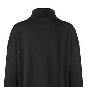 Best-Selling Custom Turtleneck Zipper-Up Regular <b>Sweatshirt</b> <b>Women</b> Pakistan's Streetwear Style Winter Printed Front Quick Dry - Product Image 3