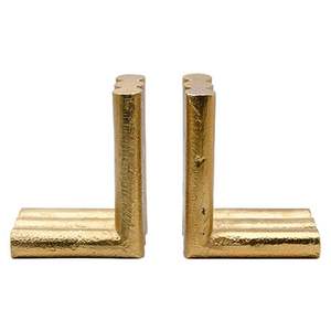 Sujetalibros de metal resistente para estantería, organizador de libros pesados para oficina, escritorio, decoración de biblioteca en casa - Product Image 3