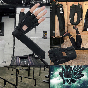 Guantes de Gimnasio Geo Brothers, con Cordones, Medios Dedos Descubiertos, Ligeros, Transpirables, de Poliéster, 0.5 kg, para Levantamiento de Pesas y Ejercicios Pliométricos - Product Image 3