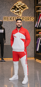 REXFIT SPORTS 2026 Custom <b>Men</b>’s 3 Piece Tracksuit Set Full <b>Zip</b> Jacket Jogger Pants and <b>Shorts</b> Team Sportswear custom logo sport - Product Image 2