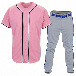 Uniforme de Béisbol 100% Poliéster, Tejido Transpirable, Ligero, Cómodo, Unisex, Ideal para Ropa Deportiva - Product Image 5