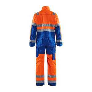 Custom High Visibility Reflective <b>Overalls</b> Waterproof Safety Workwear for <b>Construction</b> Road Industrial Outdoor Workers OEM - Product Image 6
