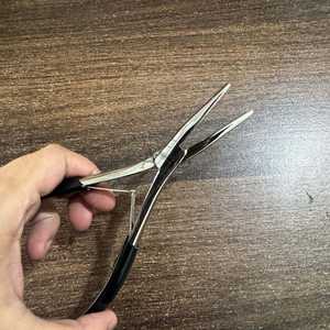 Nuevos Tenazas Profesionales de Punta Plana para Extensiones de Cabello, con Logotipo Personalizado, Fuerte Agarre, para Micro-Extensiones, Uso Comercial, Plateadas - Product Image 5