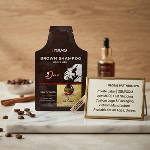 Shampoo colorant pour cheveux gris à faible MOQ, marque privée, résultats rapides, en bouteille - Product Image 1
