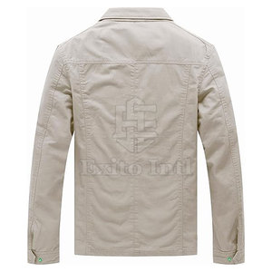 Veste bomber coupe-vent pour homme, best-seller, qualité supérieure, 100% coton, col montant, logo sur le devant, fabriquée au Pakistan pour l'hiver - Product Image 3