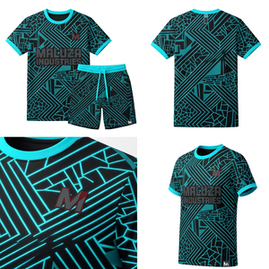 Ensemble d'uniformes de football personnalisables par sublimation, toucher doux, séchage rapide, maillot de football durable, vêtements d'équipe pour tournoi - Product Image 6