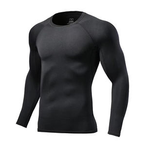 Camiseta Deportiva Transpirable con Protección UV para Adultos, Hombres, con Logotipo Personalizado, Manga Larga, para Entrenamiento de Baloncesto, Gimnasio, Capa Base - Product Image 4