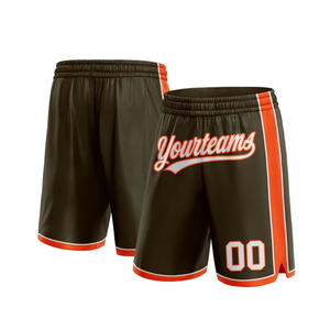 Shorts de basketball unisexes Yourteams, en mesh, taille élastique, respirants, coupe classique, toutes saisons, impression sublimée, vêtements de sport pour adultes - Product Image 4