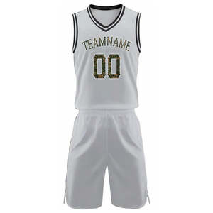 100% Polyester Material High Quality Basketball Uniform Best Design Customized Outdoor Sports Wear Basketball Uniform - Product Image 2