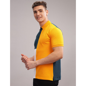 เสื้อโปโลชาย แขนสั้น ระบายอากาศดี สไตล์ลำลอง สำหรับกอล์ฟ  รับผลิตแบบ OEM ลายทาง  ยูนิเซ็กซ์ เหมาะสำหรับชุดทำงาน - Product Image 5