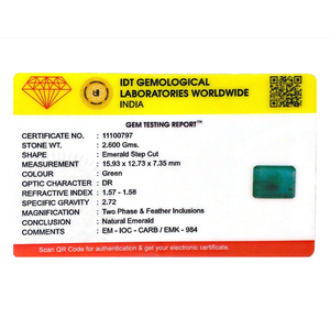 Premium 13 Carat Oval Cut Zambian Emerald-Natural Loose Gemstone for Fine Jewelry - Product Image 4