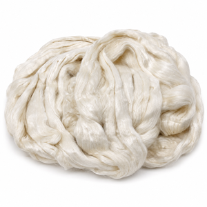 Natural Eri Silk Sliver Fiber for Hand Spinning Felting Weaving Yarn Making Textile Craft Supply - Product Image 1