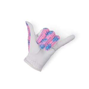 ถุงมือกอล์ฟหนังแกะแท้ Geo Brother Co Cabretta สำหรับผู้ชายและผู้หญิง ดีไซน์แบบ Sublimation ป้องกันการลื่น จับกระชับมือ  สำหรับมือซ้าย  แบบสั่งทำพิเศษ - Product Image 5