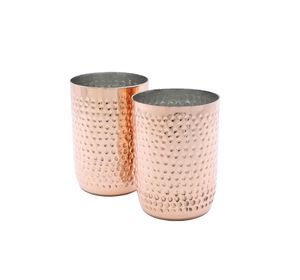 Verre en cuivre pratique, adapté à un usage quotidien au bureau, à l'école, au collège, à la maison, en cuisine, en voyage et aux activités de plein air pour une consommation saine. - Product Image 1
