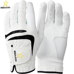 Gants de golf Grip Plus pour hommes - Blanc/Noir - Product Image 1