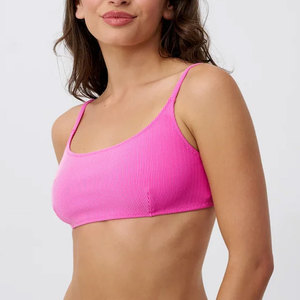 Ensemble de bikini au design personnalisé élégant et confortable, dernier cri, pour femmes, en couleur unie. - Product Image 5