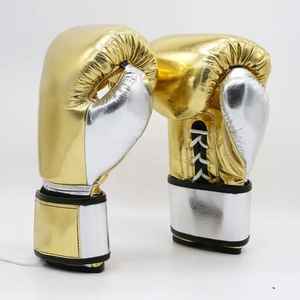 Gants de boxe fitness |   Gants de boxe en cuir PU légers, respirants, imperméables et antidérapants avec sangle de poignet auto-agrippante pour MMA - Product Image 4