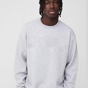 Nueva Llegada Sudadera de Cuello Redondo Oversize de Alta Calidad para Hombre, Estilo Bosque, con Lavado de Costuras, Personalizada, de Mezcla de Algodón - Product Image 1