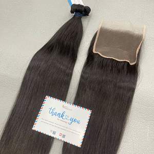 Extensiones de cabello humano vietnamita Remy recto de trama doble virgen de alta calidad de Thanh Hair Company - Product Image 3