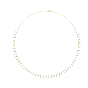 Collier Pendentif Starlace en Or Blanc 18 carats Plaqué Rhodium avec Diamants de Laboratoire Taillés 6,3 carats pour Fêtes/Mariages/Événements Glamour - Product Image 6