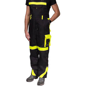 Overol de Seguridad Reflectante de Alta Visibilidad con Múltiples Bolsillos, Ropa de Trabajo Resistente, Logotipo Personalizable - Product Image 2