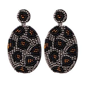 Boucles d'oreilles pendantes en perles faites à la main, bijoux tendance pour femmes au meilleur prix - Product Image 4