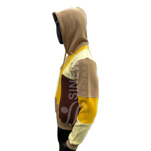 Sudaderas con Capucha Lisas de Algodón Oversize, de Gran Gramaje, Tipo Pullover, Unisex, Tallas Grandes, al por Mayor - Product Image 3