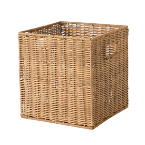 Premium Quality Eco-Friendly Rattan Woven Storage <b>Basket</b> Square Box Scalloped Lid Table Decoration Multifunction Office Use - Product Image 2