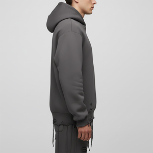 MOVETEXTILE Basics, prix de gros abordable, sweat-shirts pour hommes de grande taille, sweat-shirts à capuche tendance, logo imprimé en relief personnalisé - Product Image 3