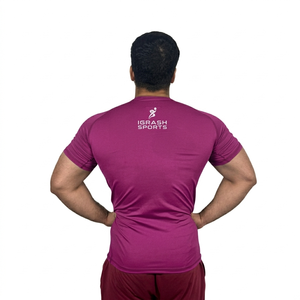 เสื้อรัดกล้ามเนื้อผู้ชาย โพลีเอสเตอร์ สำหรับออกกำลังกาย ฟิตเนส แขนสั้น ป้องกันแสงแดด - Product Image 2