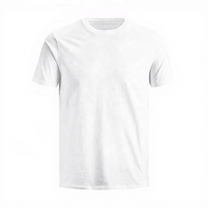 Großhandel 100% Baumwolle Schwarze Modische Herren-T-Shirts nach Maß Umweltfreundlich Schnelltrocknend Atmungsaktiv Canvas Lässig O-Ausschnitt Gestrickt - Product Image 1