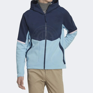 Sudadera con capucha premium para hombre con cremallera completa, tela suave, ajuste cómodo, ideal para entrenamiento, uso casual y actividades al aire libre. - Product Image 2