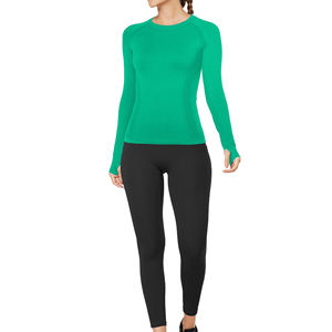 Chemise de yoga pour femmes, respirante, à séchage rapide, extensible, douce, vêtements de sport pour la course à pied, la gym, le fitness, style facile à porter, chemise de yoga pour femmes - Product Image 1