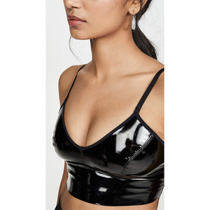Ensemble de Lingerie Personnalisé pour Femme en Similicuir, Soutien-gorge à Armatures, Porte-jarretelles, Culotte et Bandes de Cuisse, Fournisseur en Gros OEM ODM - Product Image 1